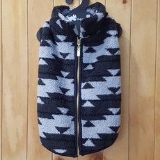 Dog Mom大型雙面絨毛背心, 木炭