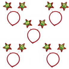 PARTYSHOW 聖誕髮箍, 星星, 5個