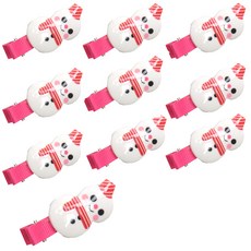 PARTYSHOW 聖誕髮夾, 雪人, 10個