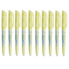 PILOT 百樂 FRIXION 淡色螢光筆, 柔和黃色, 10個