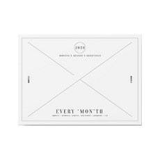 몬스타엑스 - 2020 시즌 그리팅, 굿즈 12종, 혼합 색상