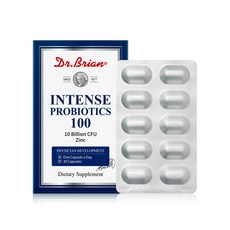 Dr.Brian ROETTGER 100億CFU鋅益生菌膠囊, 30顆, 1盒