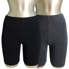 Muttimama 發熱加絨5分安全褲2入組