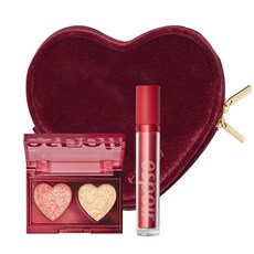 espoir 艾絲珀 Love Balm雙色珠光眼影盤+唇釉組, Lip Up + Lip Up Velvet, 1組