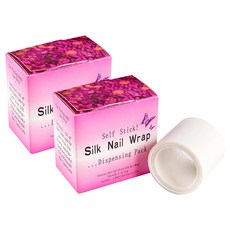 Nail Room 絲綢指甲貼片美甲配件, 2個, 單一顏色