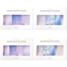 Color Palette 亮片便利貼 A套組, Glitter 301, 302, 401, 402, 1套