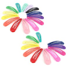 arang.rorang 彩色環氧三角造型彈簧夾 25件組