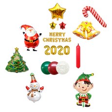 WOW PARTY KOREA 聖誕氣球組 5, 混合顏色, 1套