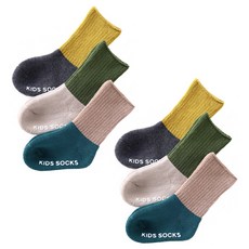 Mom's care 拚色襪子 Y057BSST011 6入