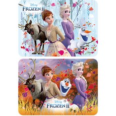 迪士尼冰雪奇緣2拼圖 2種組 PLD80-21+PLD80-22, 1套, 80件