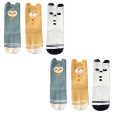 Mom's care 動物造型厚襪 Y057BSST018 6入