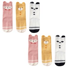 Mom's care 動物造型厚襪 Y057BSST019 6入