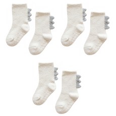 Mom's care 點恐龍新生兒睡襪3雙