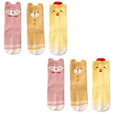 Mom's care 嬰兒動物襪子 Y057BSST021 6件組