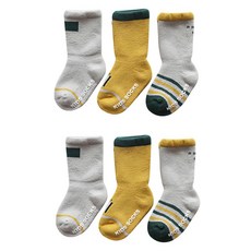 Mom's care 孩童拼色襪組 6雙