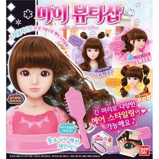반다이 걸즈하비 마이뷰티샵 미용놀이완구, 혼합 색상, 1개