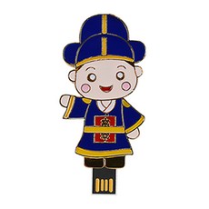 칼론 신랑신부 메탈 캐릭터 신랑USB메모리, 4GB