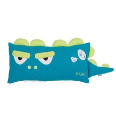 恐龍造型兒童枕頭, 藍綠色, 1個