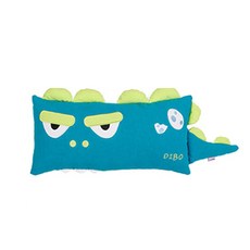 恐龍造型兒童枕頭, 藍綠色恐龍款, 1個