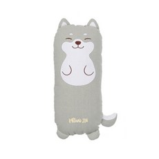 JONi 柴犬毛絨安撫娃娃兒童枕頭, 灰色