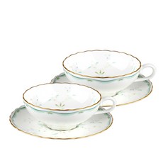 노리다케 홍찻잔 2인세트, 혼합 색상, 1세트