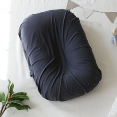 Malolotte C曲線防溢奶枕 + 莫代爾枕套, 炭灰色