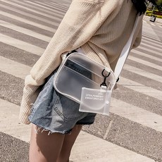 PVC斜背包, 透明度