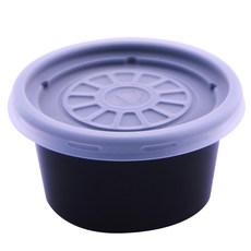 多用途黑色醬料杯 210ml 上方直徑 9.5cm x 高度 5cm, 100入, 1個