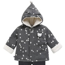 GREEN BEBE 孩童滿天星斗篷連帽外套