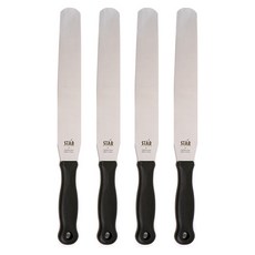 스타베이커리 스텐 베이킹 스패츌러 190mm, 혼합 색상, 4개