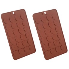 24格矽膠愛心造型模具, 單色, 2個