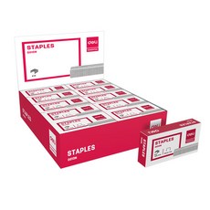 deLi 得力 釘書針 E0010N 1000入, 25個, 10針號