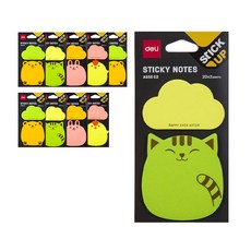 deLi 得力 自黏便條紙 EA55002, 隨機出貨, 10個