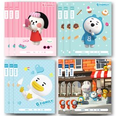 B FaMILY The Open House 2020小學庭A5廣域公告23-6042, 隨機發貨, 12個