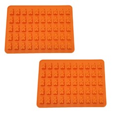 矽膠小熊軟糖模具 50孔, 單一顏色, 2個