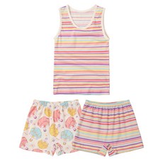 withorganic 男孩童平口內褲 2入+印花背心