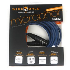 와이어월드 Oasis 마이크 & 아날로그 패치 케이블 XLR-XLR 7.5m, 혼합 색상