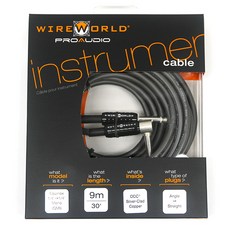 와이어월드 Equinox Mono Angle to Straight 악기용 케이블 9m, 혼합 색상