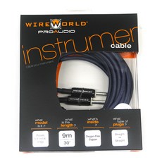 와이어월드 Polaris 악기용 케이블 Straight to Straight 9m, 혼합 색상