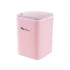 按壓式垃圾桶 2.5L, 粉色的, 1個
