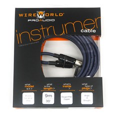 와이어월드 Polaris 악기용 케이블 Angle to Straight 9m, 혼합 색상