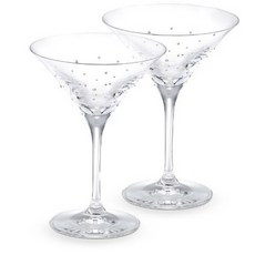 SWAROVSKI 施華洛世奇 白色系列馬提尼酒杯雞尾酒杯, 2個