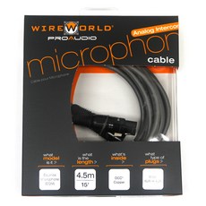 와이어월드 Equinox 마이크 & 아날로그 패치 케이블 4.5m, XLR-XLR, 혼합 색상