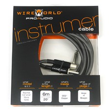 와이어월드 Equinox 악기용 케이블 Mono / Angle to Straight 6m, 혼합 색상