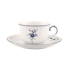 빌레로이앤보흐 올드룩셈 티잔 + 소서 세트, 혼합 색상, 1세트