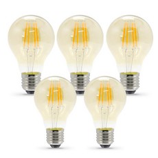 파파 LED에디슨 일반형 전구 4W 5개입, 전구색