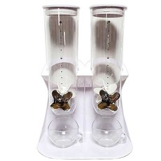 New 2格麥片圓形分配器 白色, 1組