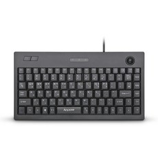 Anyzone USB 軌跡球迷你有限無數字鍵鍵盤 + 鍵盤膜, 混合顏色, ATK-100, 紅軸