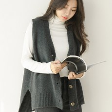 엄짱 임부복 브레스 단추 조끼