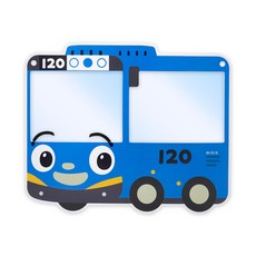 B&C奔跑的Tayo巴士鏡子觸覺玩具, 混色